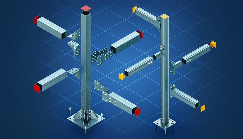 Stahlbauverbindungen in Plant 3D erstellen